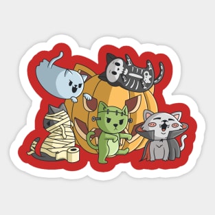 Catoween Sticker